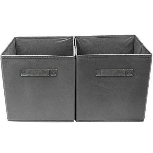 Sorbus Storage Cube Basket Bin, 6 Pack Navy Blue