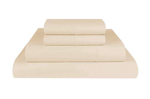 KETHER Luxury Hotel Collection Double Brushed Microfiber - 1800 Series - Twin Size Sheet Set with 15 Inch Deep Pocket (Solid White) - 3 Piece Set - Wrinkle Free, Stain Resistant Bed Sheet Set