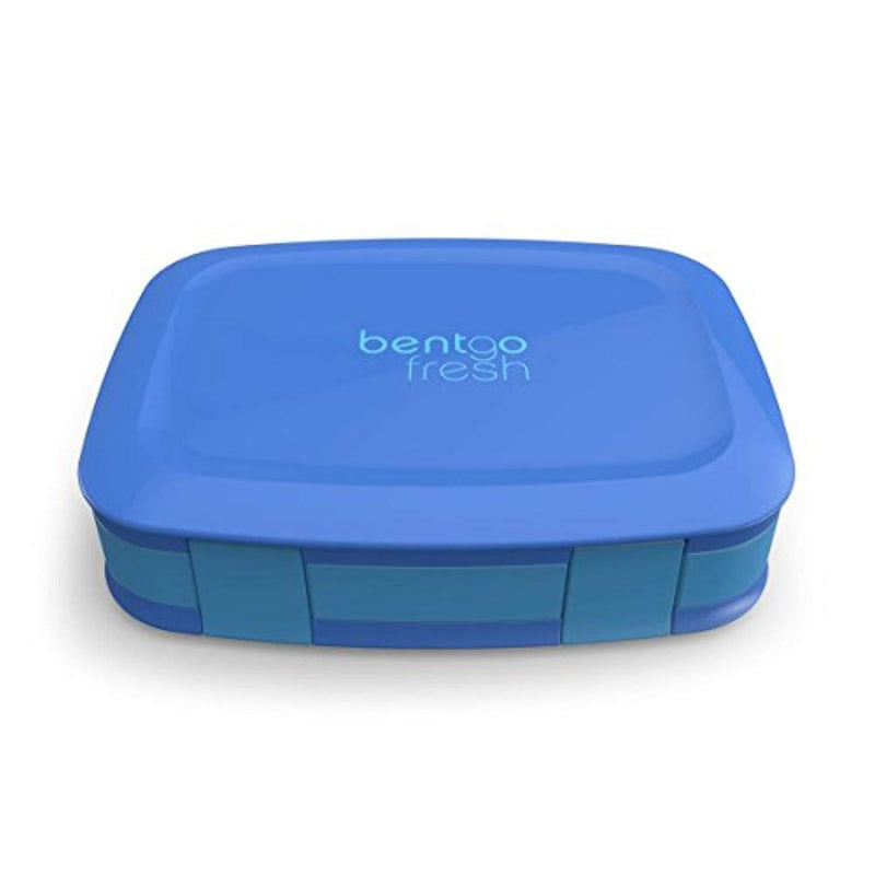 Bentgo Fresh (Blue) – Leak-Proof & Versatile 4-Compartment Bento-Style Lunch Box – Ideal for Portion-Control and Balanced Eating On-the-Go – BPA-Free and Food-Safe Materials