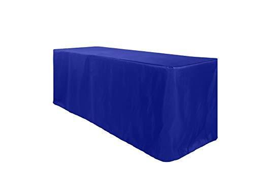 ABCCANOPY 6 FT Rectangle Tablecloth Table Cover for Rectangular Tables in Washable Polyester-Great for Buffet Table Parties Holiday Dinner, Wedding & More Navy Blue