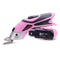 Pink Power Electric Fabric Scissors Box Cutter for Crafts, Sewing, Cardboard, Scrapbooking - Cordless Shears Cutting Tool