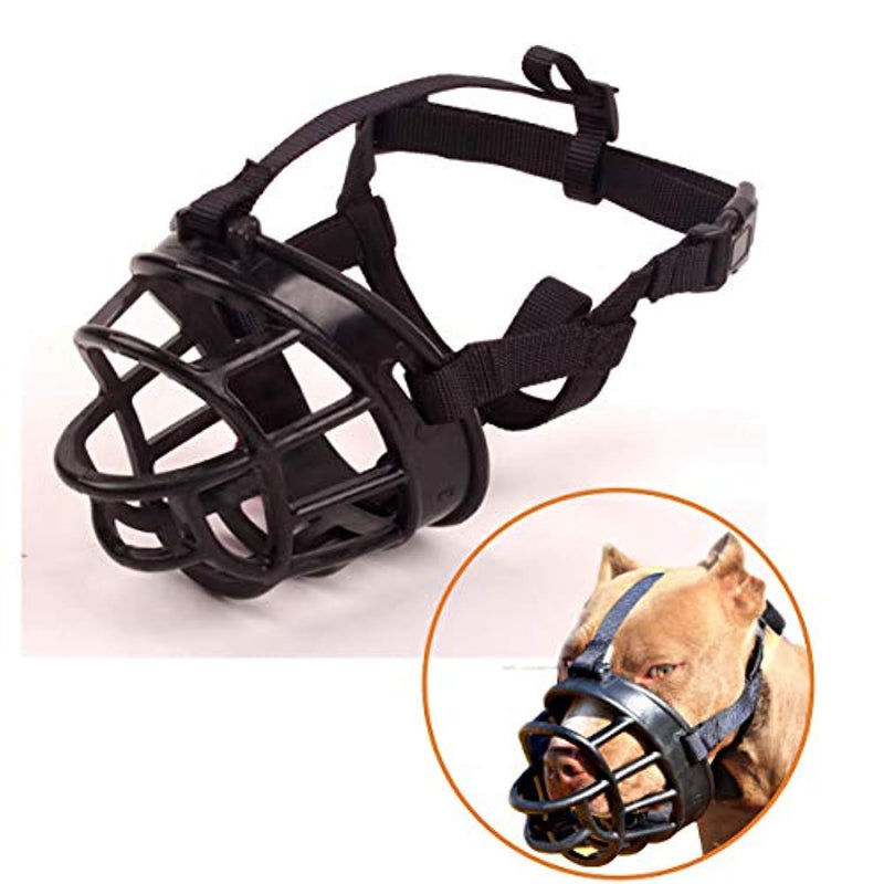 The Dog 2.0 Basket Muzzle Breathable Silicone Rubber Adjustable for Chewing Biting Barking Size 5 for Large Dogs Boxer Bull Terrier Doberman German Shepherd Golden Retriever Labrador