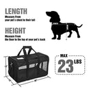 HITCH Pet Travel Carrier Soft Sided Portable Bag for Cats, Small Dogs, Kittens or Puppies, Collapsible, Durable, Airline Approved, Travel Friendly, Carry Your Pet with You Safely and Comfortably