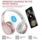 AILIHEN A80 Bluetooth Wireless Headphones Over Ear with Mic Hi-Fi Stereo Wired Foldable Headsets, Soft Earpads, Support with TF Card/MP3 Mode, 25H Playtime for Travel TV PC Cellphone (Rose Gold)