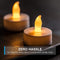 LED Candles, Lasts 2X Longer, Realistic Tea Light Candles, Flameless Candles to Create a Warm Ambiance, Naturally Flickering Bright Tealights,Battery Powered Candles,Unscented, Batteries Included (24)