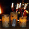 Flickering Flameless Candles with Birch Bark Effect LED Candles 4" 5" 6" Set of 3 Battery Candles Real Wax Pillar with 10-key Remote Control - 2/4/6/8 Hours Timer