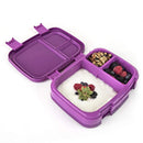 Bentgo Fresh (Purple) – Leak-Proof & Versatile 4-Compartment Bento-Style Lunch Box – Ideal for Portion-Control and Balanced Eating On-The-Go – BPA-Free and Food-Safe Materials