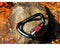 Large Opening Twist Lock Carabiner Set of 2 - D Shape Used for Rock and Mountain Climbing, Hot Forged Construction Tensile Strength at 26kN, 4.33in Height, Black