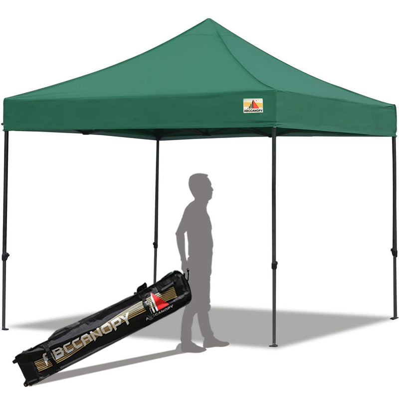 ABCCANOPY Pop up Canopy Tent Commercial Instant Shelter with Wheeled Carry Bag, 10x10 FT Navy Blue