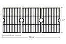 Hongso PCA593 Porcelain Coated Cast Iron Cooking Grid Replacement for Uniflame GBC1059WB, Uniflame GBC1059WE-C, Backyard Grill BY12-084-029-98 and Other Gas Grill Models, Set of 3