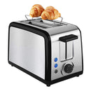 Toaster 4 Slice, CUSINAID Stainless Steel Toasters with Reheat Defrost Cancel Function, 7-Shade Setting, 4 Wide Slots Toaster - Black