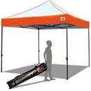 ABCCANOPY Pop up Canopy Tent Commercial Instant Shelter with Wheeled Carry Bag, 10x10 FT Navy Blue