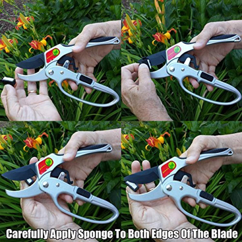 The Gardener's Friend Pruners, Ratchet Pruning Shears, Garden Tool, For Weak Hands, Gardening Gift For Any Occasion, Anvil Style