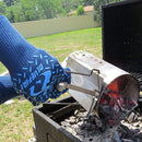 BlueFire Pro Heat Resistant Gloves - Oven - BBQ Grilling - Big Green Egg - Fireplace Accessories and Welding. Cut Resistant, Forearm Protection -100% Kevlar Certified 932°F Heat Resistance