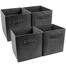 Sorbus Storage Cube Basket Bin, 6 Pack Navy Blue