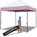 ABCCANOPY Pop up Canopy Tent Commercial Instant Shelter with Wheeled Carry Bag, 10x10 FT Navy Blue