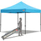 ABCCANOPY Pop up Canopy Tent Commercial Instant Shelter with Wheeled Carry Bag, 10x10 FT Navy Blue