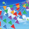 ALEY 750 Feet Multicolor Pennant Banner Flags String,Outdoor Indoor Party Decorations For Grand Opening,Carnival,Wedding,Birthday,Racing Party Celebration Events