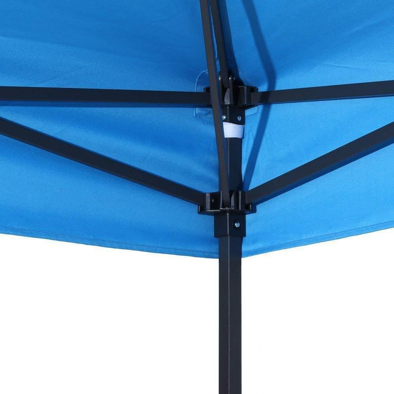 Le Papillon 10 x 10 Ft Instant Foldable Outdoor Pop up Canopy, Sky Blue