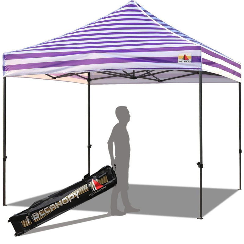 ABCCANOPY Pop up Canopy Tent Commercial Instant Shelter with Wheeled Carry Bag, 10x10 FT Navy Blue